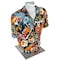 Azar Displays Male White Plastic Bust, Torso Mannequin, on 12in Square Silver Metal Base for Counter 900525-WHT - alternate 3