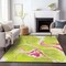 Homeroots 8' X 10' Lime Green Neon Pink And Ivory Abstract Washable Indoor Outdoor Area Rug 597785 - alternate 3