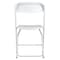 Chivari White Folding Chair (Steel-Poly Chair), 10PK CFPW-CX-T - alternate 3