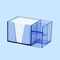Acrimet Desktop Organizer Pencil, Pen, Paper, Clip, Caddy Holder (Plastic) (Paper Included) (C.Blue Color) 954.2 - alternate 3