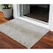 Homeroots 3' X 5' Taupe Green And Ivory Abstract Washable Indoor Outdoor Area Rug 603107 - alternate 1