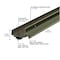 M-D Building Products 36 in. Bronze Aluminum U-Shape Screw-on Under Door Seal 06197 - alternate 2