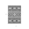 Homeroots 10' X 14' Gray Charcoal And Silver Southwestern Washable Indoor Outdoor Area Rug 613914 - alternate 4