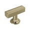 Amerock Everett 1-3/4 inch 44mm Length Golden Champagne Cabinet Knob BP37100BBZ - alternate 1