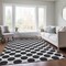 Homeroots 8' X 10' Black And Ivory Polka Dot Washable Indoor Outdoor Area Rug 614872 - alternate 5