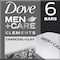 Dove Men+Care Charcoal Plus Clay 3-n-1 Hand and Body Face Shave Bar, 22.5 Ounce, 12PK 67831074 - alternate 6