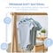 Simple Deluxe Kids Velvet Hangers, 11 Inch Durable Children Hangers for Closet, Blue, 30PK HKHANGVELVETKID30BLU - alternate 3