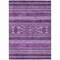 Homeroots 5' X 8' Purple Eggplant And Gray Southwestern Washable Indoor Outdoor Area Rug 582843 - alternate 7