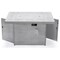 Leisuremod Chelsea Patio Modern Aluminum Propane Fire Pit Table, Weathered Grey CF44G-WGR - alternate 4