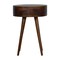 Homeroots 22" Chestnut Solid Wood One Drawer Nightstand 651496 - alternate 1