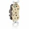 Leviton Straight Blade Receptacle, 5-20R, 20 A, 125V AC, Flush Mount, Isolated Ground M8300-IGI - alternate 1