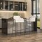 Leisuremod Axis Ergonomic Velvet/Polyester/Leather Bar Stool with Powder-Coated Steel, 2PK AC29W2 - alternate 2