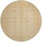 Homeroots 8' Beige And Rust Round Floral Medallion Washable Indoor Outdoor Area Rug 615940 - alternate 3