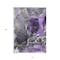 Homeroots 10' X 14' Gray and Purple Abstract Washable Non Skid Indoor Outdoor Area Rug 559477 - alternate 3