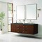 James Martin Vanities Amberly 72'' D Vanity, Mid-Century Walnut w/ Parisien Bleu Top w/FreePower Wireless Charger 670-V72-WLT-FPBL - alternate 2