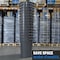 Magnum Tool Gray 44 Gallon Trash Can Set, Trash Can, Quiet Dolly, and Reinforced Lid, 5 Set CMTC-CLD0-44G05 - alternate 3