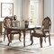 Homeroots Set of Two Tufted Oak Upholstered Faux Leather And Solid Wood Dining Arm Chairs, 2PK 573383 - alternate 2