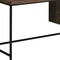Homeroots 55" Brown and Black Computer Desk With Three Drawers 333550 - alternate 4