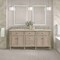 James Martin Vanities Lorelai 72" Double Vanity, Whitewashed Oak, w/ 3 CM Tajnar Eclos Top w/FreePower Wireless Charger 424-V72-WWO-FTJR - alternate 4