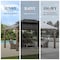Sunjoy 12 ft. x 16 ft. Wood Gazebo, Outdoor Patio Steel Hardtop Gazebo, Cedar Framed Wooden Gazebo A1020326H0 - alternate 3