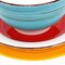 Gibson Home Confetti Band 12 Piece Mix and Match Round Ceramic Dinnerware Set in Assorted Colors 116932.12 - alternate 1