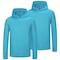 Protectx Sun Protection Hoodie, Polyester, Turquoise, M, 2 PK HD-APL130-TRQ-02-M - alternate 4