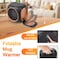 Edendirect 800 Watt 2 in 1 Space Heater Smart Mug Warmer with 12H Auto Shut Off Black ZR-HQC-8BLK - alternate 2