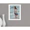 Homeroots The Striped Skirt White Framed Print Wall Art 404918 - alternate 2