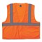 Ergodyne GloWear 8210Z Class 2 Economy Mesh Vest, Polyester, Orange, 2X-Large/3X-Large 21047 - alternate 2
