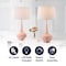 Jonathan Y Bette 28.5" Glass Teardrop LED Table Lamp, Pink, 2PK JYL1079A-SET2 - alternate 4