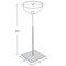Azar Displays Pedestal Bowl Display Floor Stand with Single 12in Diameter Bowl on Square Metal Base 700972 - alternate 4