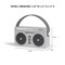 Crosley Radio Mini Boombox Portable Bluetooth Speaker CR3050A-SB - alternate 3