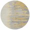 Homeroots 8' Gold Gray And Beige Round Abstract Washable Indoor Outdoor Area Rug 601208 - alternate 3
