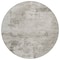 Homeroots 8' Beige And Gray Round Abstract Washable Indoor Outdoor Area Rug 602685 - alternate 3