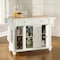 Crosley Cambridge Wood Top Full Size Kitchen Island/Cart KF30001DWH - alternate 2