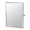 Gatco Channel 32.5" Framed Rectangle Mirror, Chrome 4689FS - alternate 1