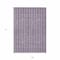 Homeroots 9' X 12' Purple And Ivory Striped Washable Indoor Outdoor Area Rug 595893 - alternate 3