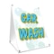 Signmission Car Wash, 36 Inch x 24 Inch A-frame Yard Sign, Plastic Sign SBC-2436-Car Wash - alternate 1