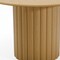 Homeroots 46" Brown Solid Wood Pedestal Base Round Top Dining Table 720985 - alternate 2