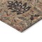 Homeroots 5' X 8' Khaki Terra Cotta And Black Damask Washable Indoor Outdoor Area Rug 603318 - alternate 2
