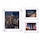 Azar Displays Gallery Wall Set: (2) 8x10 and (1) 16x20 Sign Holders with 1 in WHITE Caps and Standoffs 105720-WHT - alternate 4