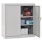 Sandusky Lee Medium Duty Welded Steel Counter-Height Storage Cabinet, 36x24x36, Dove Gray CA21362436-05 - alternate 3