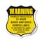 Signmission 24 Hour Surveillance Shield Sign Warning, 12 Inch X 12 Inch, Vinyl Decal SHI-D-12-354 - alternate 1