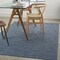 Homeroots 4' X 6' Navy Blue Power Loom Area Rug 522572 - alternate 2