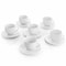 Elama Charlotte 6 Piece Mug Set in White EL-CHARLOTTE6PC - alternate 4