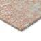 Homeroots 10' X 14' Coral And Ivory Abstract Washable Indoor Outdoor Area Rug 612928 - alternate 2