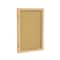 Ghent Enclosed Cork Bulletin Board 36"x36", 1 Door PW13636K - alternate 1