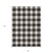 Homeroots 3' X 5' Black And Gray Plaid Washable Indoor Outdoor Area Rug 595373 - alternate 3