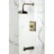 Kingston Brass Single-Handle Pressure Balanced Tub and Shower Faucet, Antique Brass KB5893PL - alternate 3