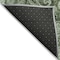 Homeroots 8' Olive Green Charcoal And Gray Round Floral Medallion Washable Indoor Outdoor Area Rug 603187 - alternate 2